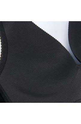 Soutien-gorge push-up noir sans coutures avec décolleté en v profond