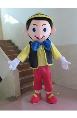 Costume de mascotte mignon du personnage de pinocchio