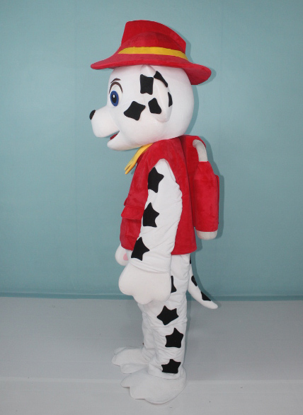 Costume de mascotte de marcus le chien pompier du dessin animé pat'  patrouille - vogeni
