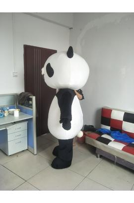 Costume de mascotte d'un panda géant de dessin animé, pour adultes