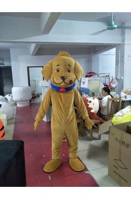 Costume de mascotte à forme d’un chien pour adulte