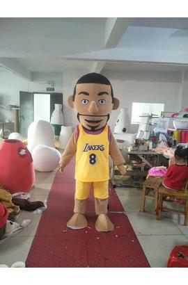 Costume mascotte de kobe le basketteur