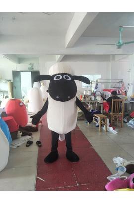 Costume mascotte de mouton shawn