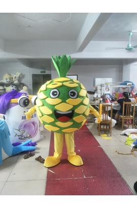 Costume mascotte d’ananas jaune