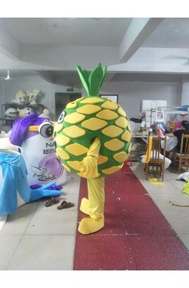 Costume mascotte d’ananas jaune