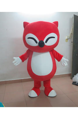 Costume mascotte de renard rouge