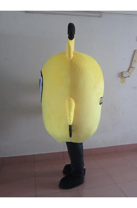 Costume mascotte d’oiseau jaune noir