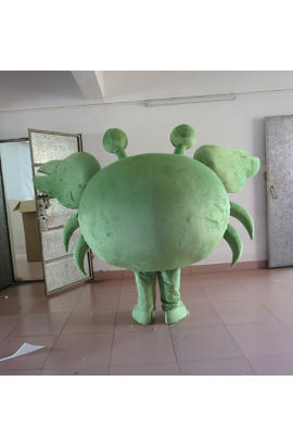 Costume mascotte de crabe vert