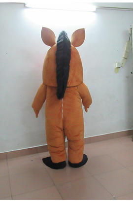 Costume mascotte de sanglier marron