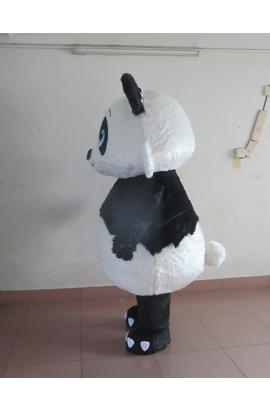 Costume mascotte de panda câlin pour adulte