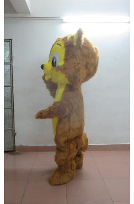 Costume mascotte d’écureuil brun pour adulte