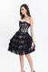Klassisk underkläder kjolar spets korsett partyklänning blommig 
