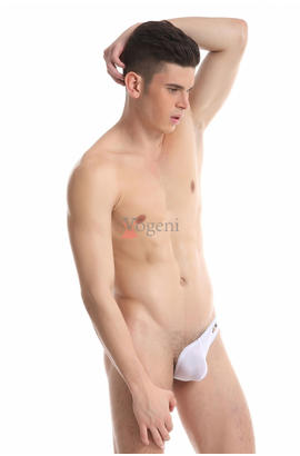 String blanc pour homme sexy sous-vêtements