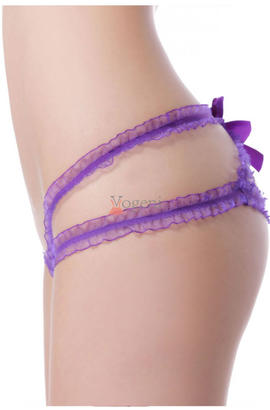 Culotte violet g-string sexy