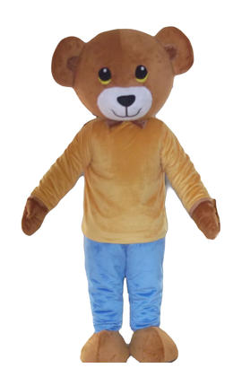 Costume de mascotte d’ours brun pour adulte