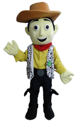 Costume de mascotte de toy story woody the cowboy