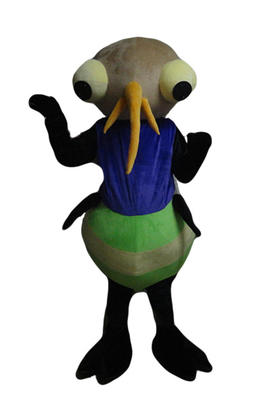 Costume de mascotte d’un moustique de dessin animé, pour adultes
