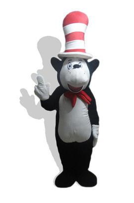 Costume de mascotte de souris magicienne
