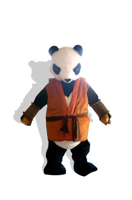 Costume de mascotte animale du dessin animé kung fu panda