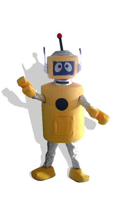 Costume de mascotte de robot boite aux lettre super mignon