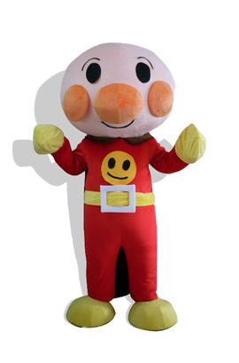Costume superman de mascotte de pain de dessin animé pour adulte