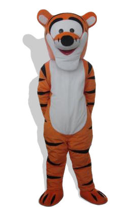 Un costume de mascotte de tigre mignon