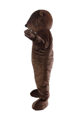 Costume de mascotte pour adulte de souris marron